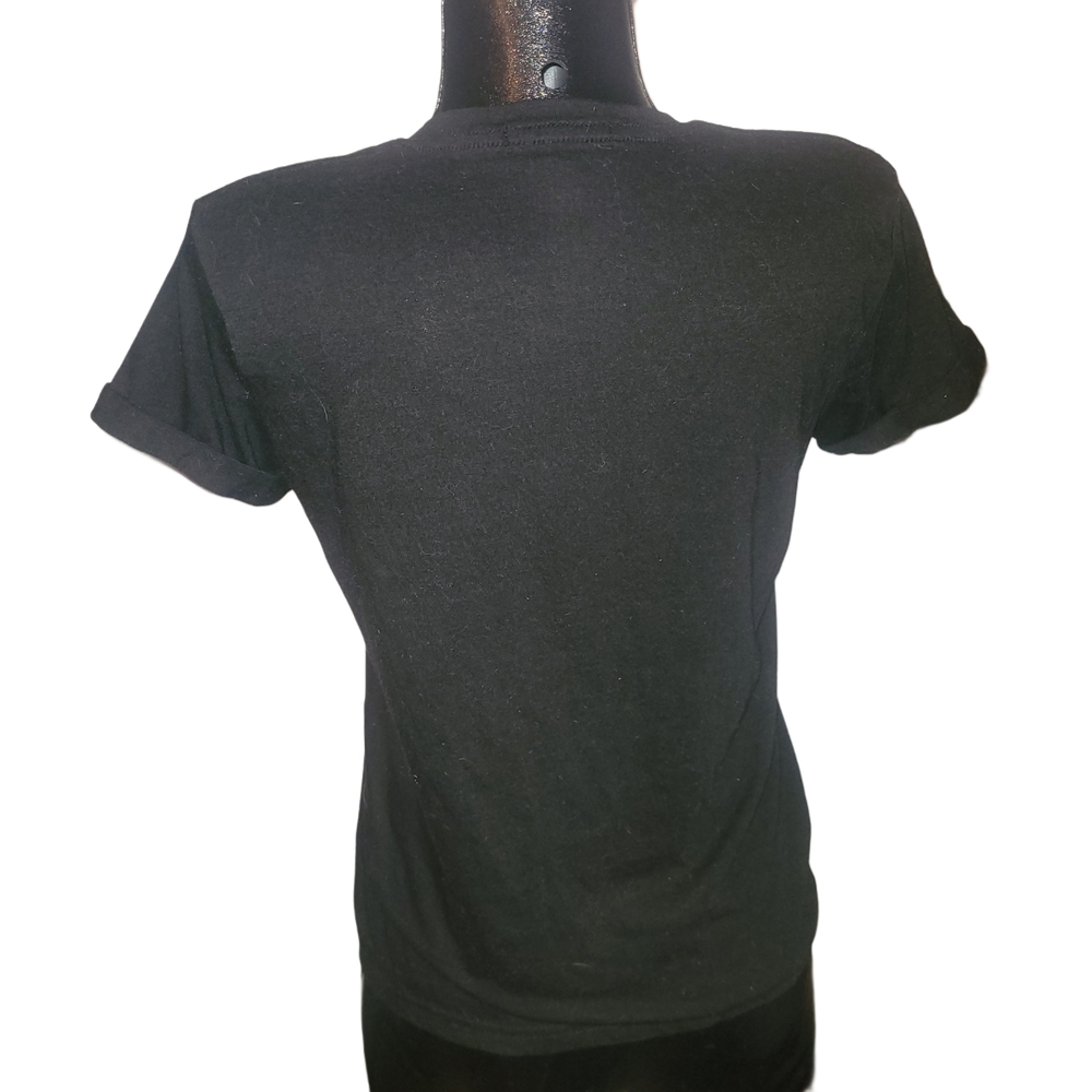 Streetwear Society Black T-Shirt with Multicolor Vibes Print Size M - Picture 6 of 7